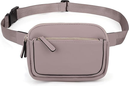UTO Fanny Pack for Women Crossbody Trendy Fashion Belt Purse Chest Waist Hip Bumbag for Outdoor Shopping Travel Hiking