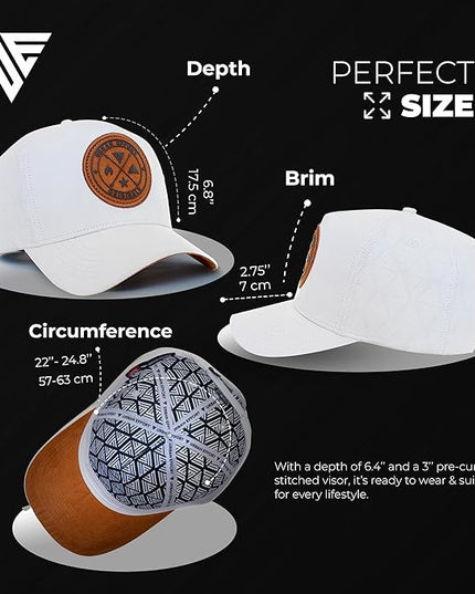 Urban Effort Mesh Back Cap - for Men and Women Baseball Hat 5-Panel Trucker Hat - Great Snapback Closure for Hunting & Hiking