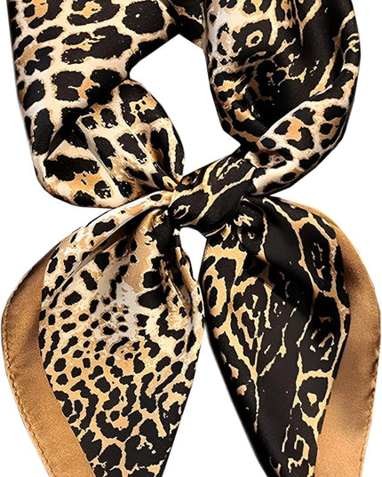 Head Bandanas Scarf for Women Silk Satin Hair Scarf Lightweight Vintage Fashion Square Neck Scarves Gift