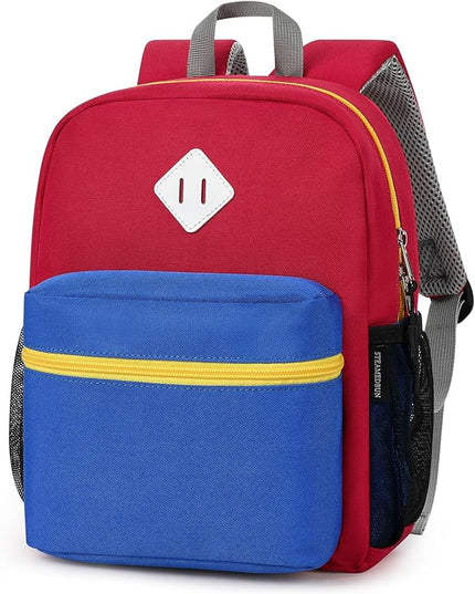 STEAMEDBUN Toddler Backpack Boy 2-4, Kids Backpack Boys, Preschool Daycare Travel Small- 12inch