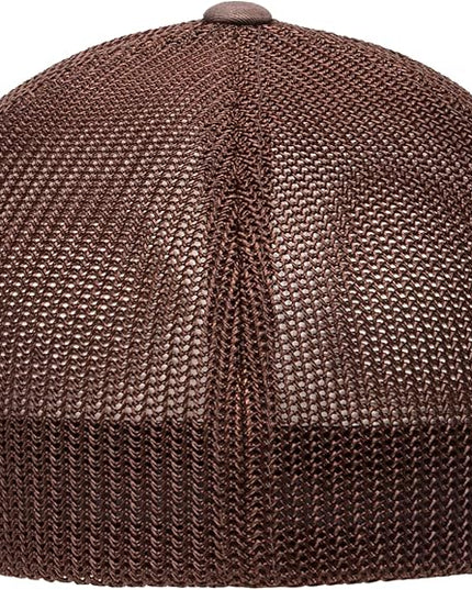 Flexfit 6511 Fitted Mid-Profile Stretchable Mesh Panels Trucker Cap | Bulk Pack Available