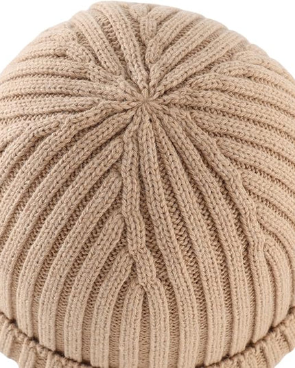 Connectyle Fleece Lined Cuffed Beanie Hat for Men Women Knitted Winter Wool Beanies Skull Cap Warm Watch Hat