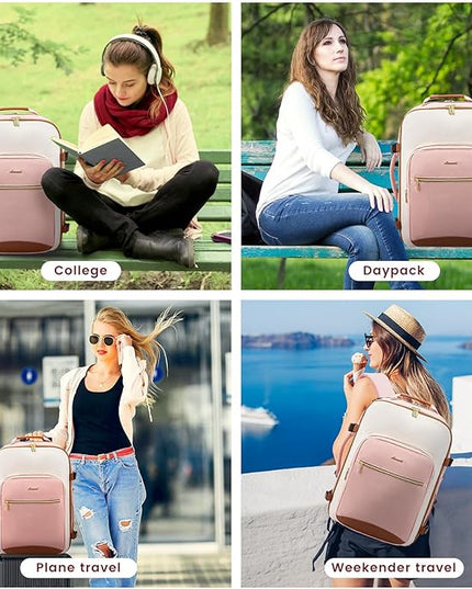 LOVEVOOK 50L Travel Backpack for Women & Men, Airline Approved Carry On Luggage with 3 Packing Cubes, TSA Overnight Bags, Waterproof Personal Item Bag, Weekender Essentials Backpacks fits 17" Laptop