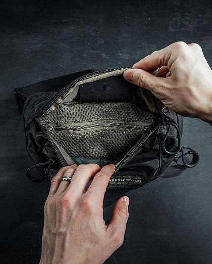 Eberlestock Bando Bag - Tactical Men's Fanny Pack w/Adjustable Waist Belt, Zippered Pockets, Compact Lightweight Belt Bag