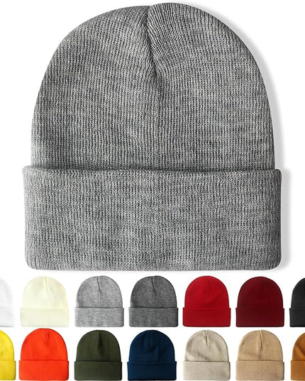 NPQQUAN Beanie for Men Women Winter Hats for Mens Beanie Cuffed Knit Beanies Skull Cap