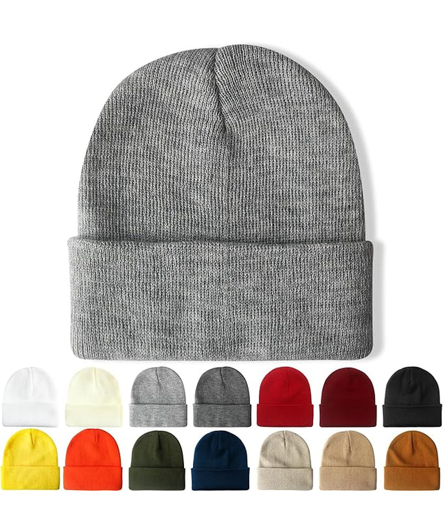NPQQUAN Beanie for Men Women Winter Hats for Mens Beanie Cuffed Knit Beanies Skull Cap