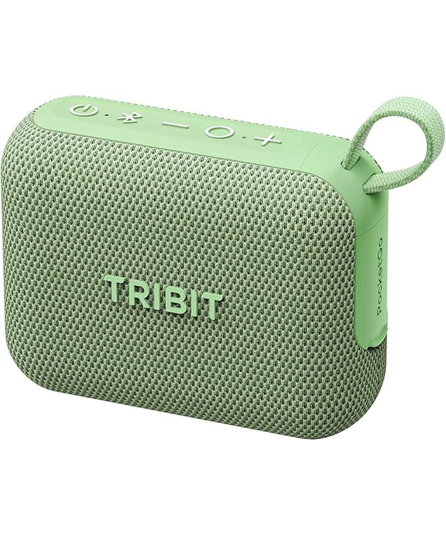 Tribit PocketGo Bluetooth Shower Speaker, IP68 Waterproof/Dustproof, Portable Speaker with 20H Playtime, Wireless, BT6.0, Supports TF Card, Electronics for Travel/Outdoors/Home (Green)