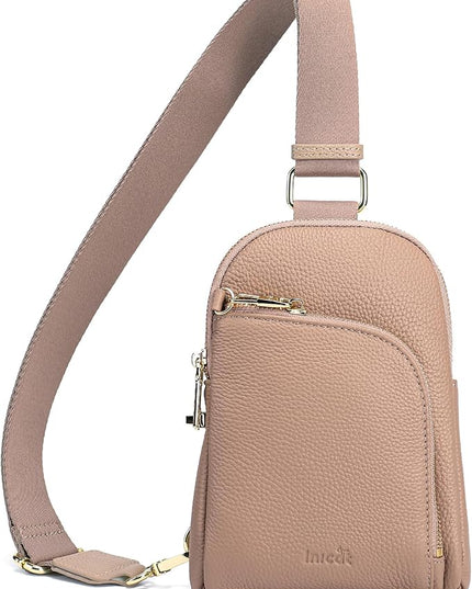 INICAT RFID Blocking Sling Bag Anti Theft Crossbody Bags Women Valentine's Day Gifts Travel Purses Vegan Leather