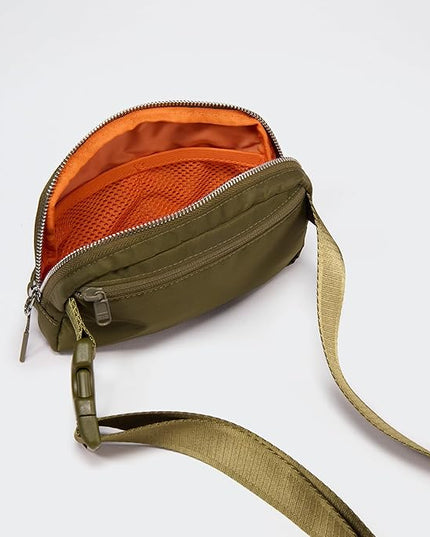 Pander Unisex Belt Bag Fanny Pack for Women with Adjustable Strap, Small Waist Pouch for Workout Running Traveling Hiking