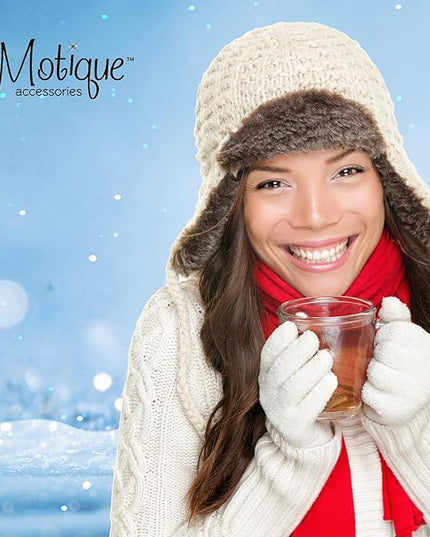 Motique Accessories Chenille Gloves Women Winter Magic Warm Gloves