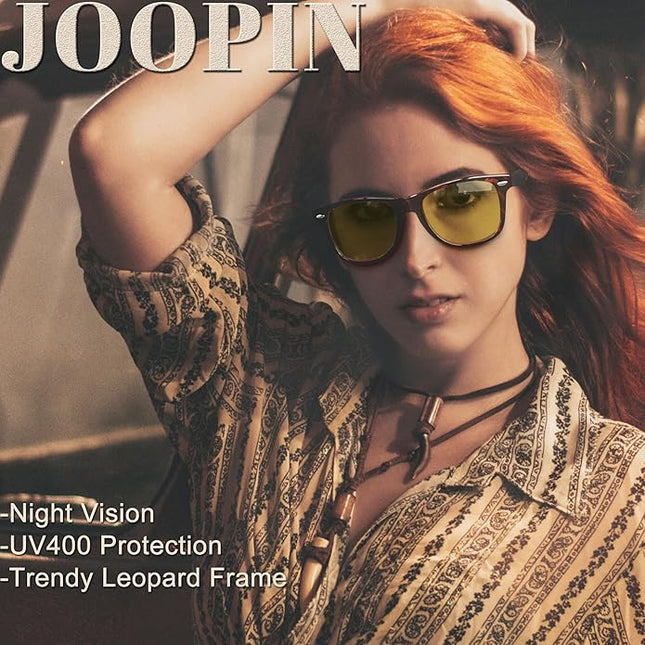 Joopin Square Sunglasses Polarized UV Protection Trendy Designer Sun Glasses Men Women