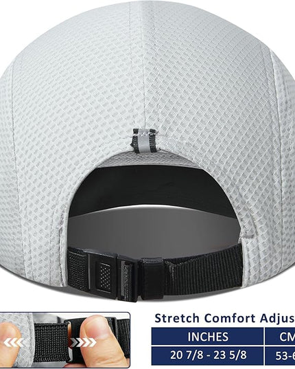 GADIEMKENSD Women's Race Day Running Cap Performance Mesh Hat - Excellent Ventilation, Lightweight, Reflective Safety