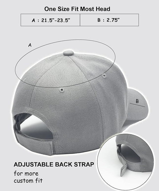 Utmost Structured Baseball Cap with Adjustable Closure - Performance Hat for Outdoor Activities
