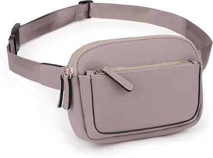 UTO Fanny Pack for Women Crossbody Trendy Fashion Belt Purse Chest Waist Hip Bumbag for Outdoor Shopping Travel Hiking