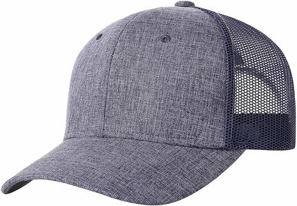 TSSGBL M, L, XL, XXL Snapback Trucker Hats Baseball Caps Adjustable Blank Mesh Back Ball Caps for Men Women
