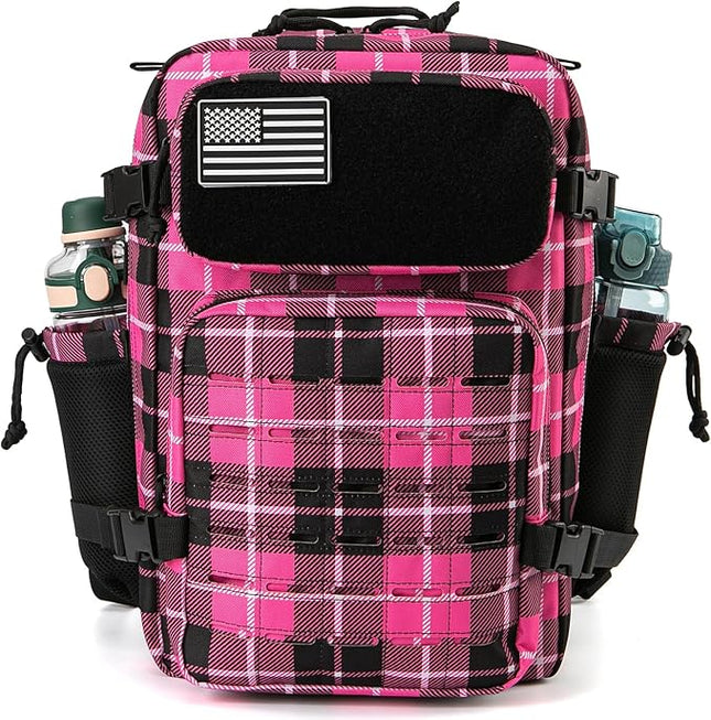 QT&QY 25L/45L Military Tactical Backpack For Men Molle Daypack 3 Day Bug Out Bag Hiking Rucksack With Bottle Holder