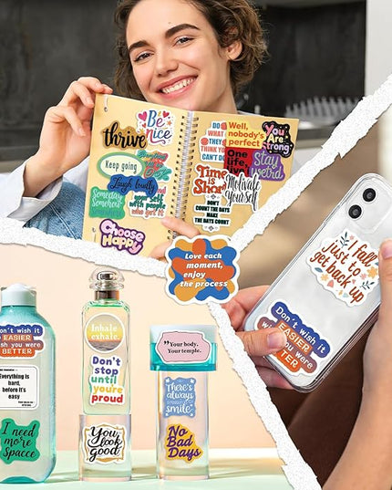 300-400pcs Motivational Sticker, Inspirational Words Stickers (300pcs)