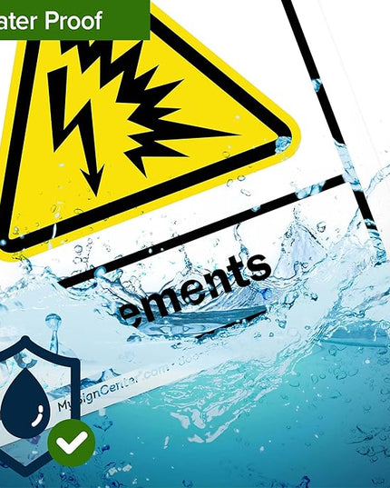 Danger Arc Flash And Shock Hazard Appropriate PPE Required Sign, 10x14 Inches, 55 mil thick HDPS (high density polystyrene), Made in USA by My Sign Center