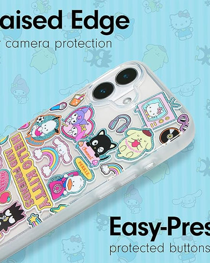 Sonix x Sanrio Case for iPhone 16 Plus | Compatible with MagSafe | 10ft Drop Tested | Hello Kitty and Friends Stickers