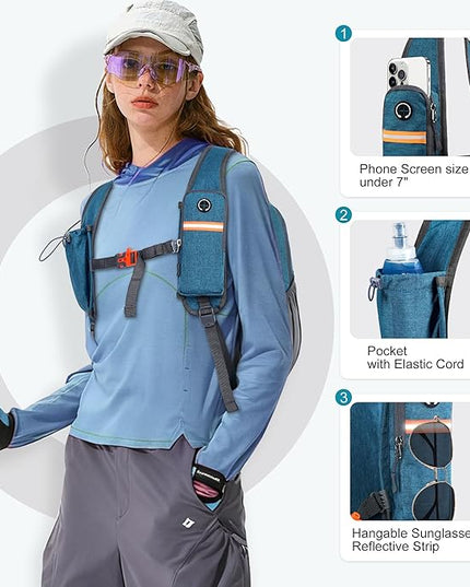 FIORETTO 15L Hiking Backpack for Women Men Mini Packable Backpack Lightweight Small Daypack for Camping Travel Outdoor, Turquoise