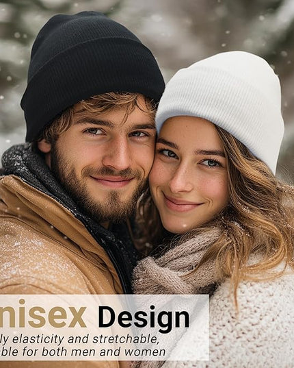 NPQQUAN Beanie for Men Women Winter Hats for Mens Beanie Cuffed Knit Beanies Skull Cap