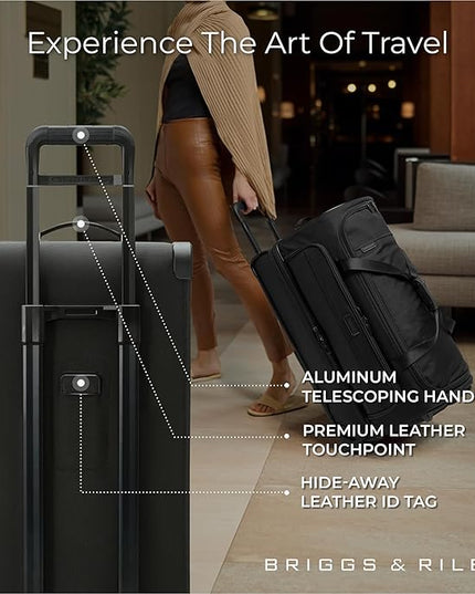 Briggs & Riley Travel Duffel Bag - Weekender & Overnight Luggage for Women & Men, Softside Bag