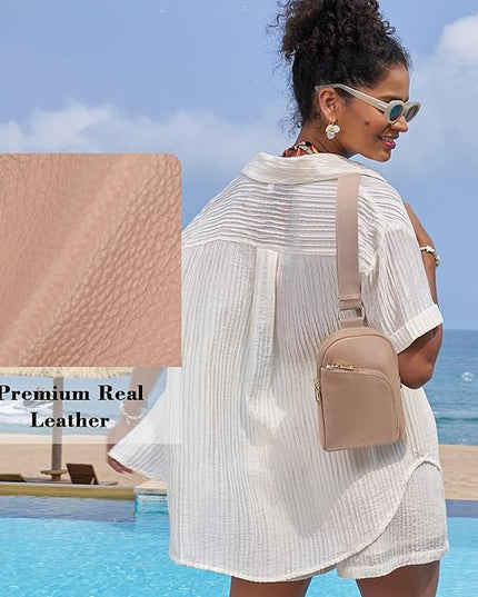 INICAT RFID Blocking Sling Bag Anti Theft Crossbody Bags Women Valentine's Day Gifts Travel Purses Vegan Leather