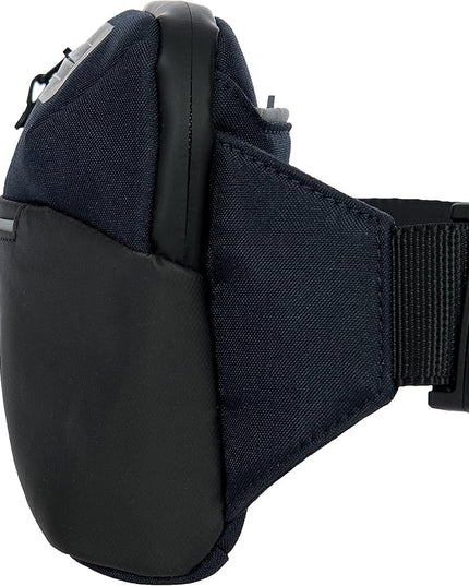 Porsche Design Urban Eco Belt Bag, Premium Crossbody Fanny Pack Made from Recycled Polyester with Zippered Compartments, Adjustable Belt and Car-Inspired Clasp for Everyday Use - Blue