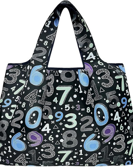 allydrew Large Foldable Tote Nylon Reusable Grocery Bags