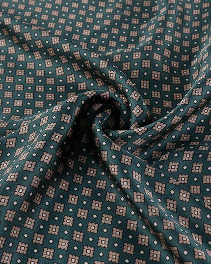 27.5 Inches Square Silk Feeling Neck Scarf for Men Necktie Silk Bandanas Pocket Square Cowboy Scarves