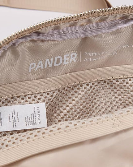 Pander Everywhere Belt Bag for Women, Fashion Waist Packs, Crossbody Bags, Everywhere Belt Bag with Adjustable Strap (Raw Linen).