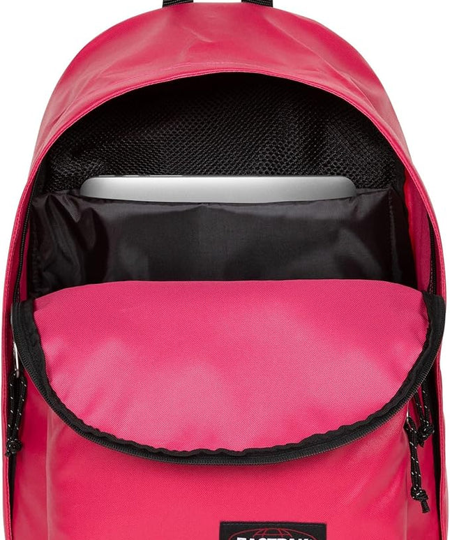 Eastpak OUT OF OFFICE Backpack, 27 L, Glossy Carmine, One Size, EASTPAK OUT OF OFFICE Glossy Carmine BACKPACKS