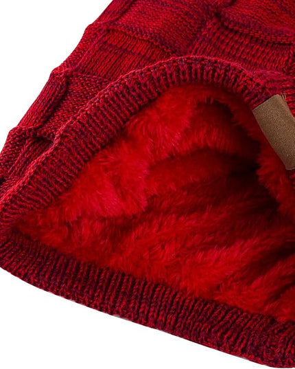 REDESS Beanie Hat for Men and Women Winter Warm Hats Knit Slouchy Thick Skull Cap