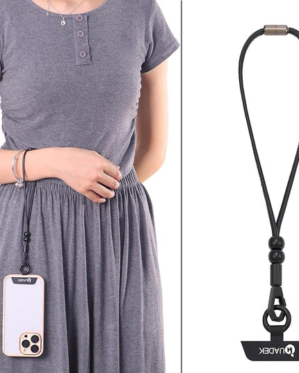 leather phone strap-leather phone wrist strap 2-in-1 Dual-purpose removable