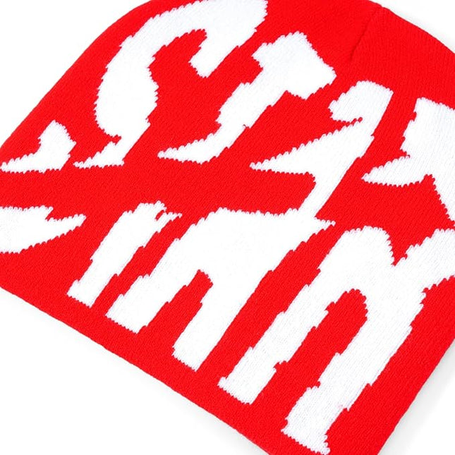 Y2K Beanie for Men Women Knitted Hat Winter Cap Star Design Warm Casual Skullies Cold Weather Knit Outdoor
