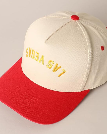 MIRMARU Two-Tone Vintage Canvas Trucker Hats for Men & Women, Adjustable Size Baseball Caps with Trendy Embroidered Design