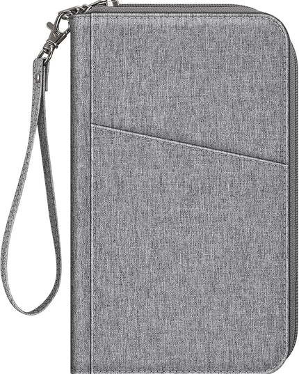 Fintie Family Passport Holder Wallet, RFID Blocking Travel Document Organizer Clutch Bag Credit Cards Case Cover for Women Men