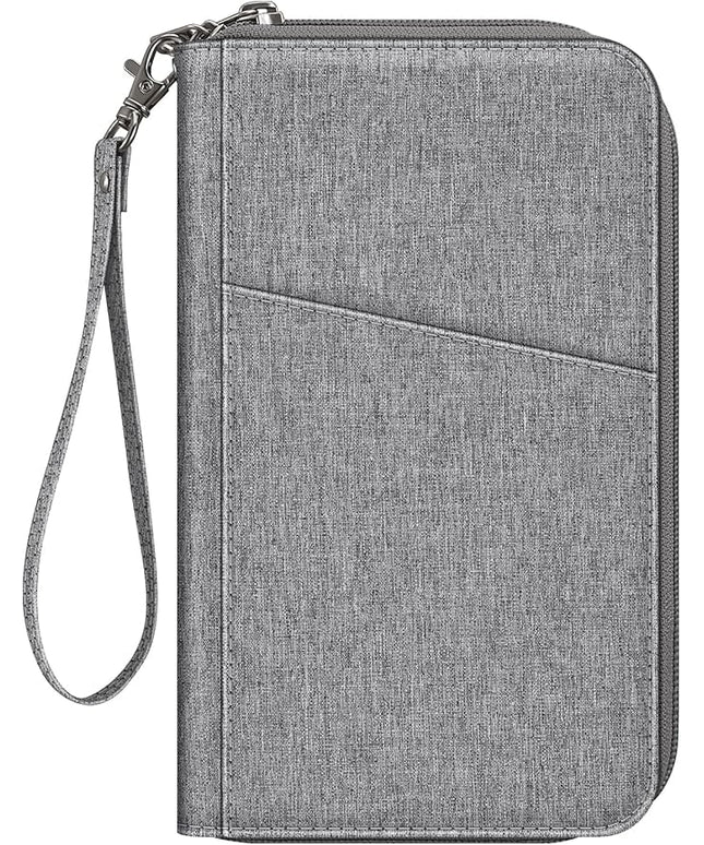 Fintie Family Passport Holder Wallet, RFID Blocking Travel Document Organizer Clutch Bag Credit Cards Case Cover for Women Men