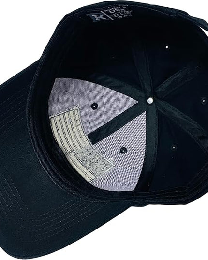 Roytrense Embroidered American Flag Unisex Baseball Cap (100% Cotton)