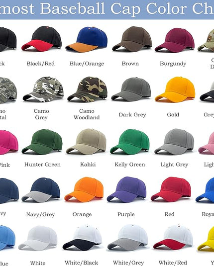 Utmost Structured Baseball Cap with Adjustable Closure - Performance Hat for Outdoor Activities