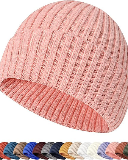 HiRui Knit Beanie for Men Women Kids, Winter Hats Warm Classic Daily Skull Caps