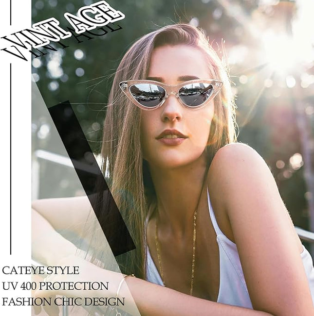 Joopin Polarized Cat Eye Sunglasses for Women Vintage Cateye Sun Glasses UV400 Protection