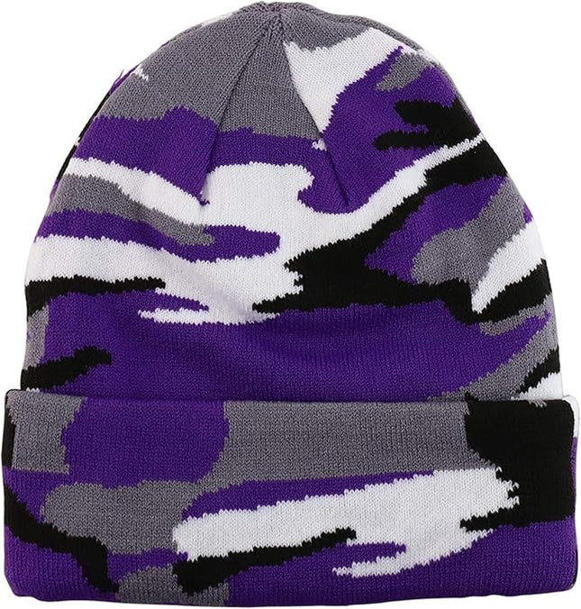 Gelante Unisex Beanie Cap Knitted Warm Solid Color
