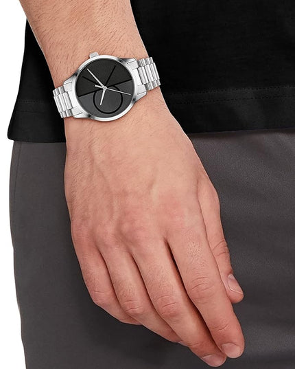 Calvin Klein Women's CK Iconic - 35mm 2H Quartz Watch - Stainless Steel Mesh Bracelet - Water Resistance 30 Meters – Premium Fashion Timepiece for Everyday Style - Gift for Her