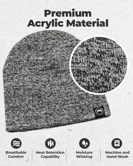 Original Beanie Cap - Soft Knit Beanie Hat - Warm and Durable