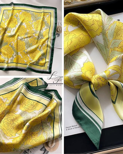 Satin Bandanas Head Scarf For Women Hair Scarves Accessories Lightweight Fashion Wrap Neck Silk Sleeping Headscarf