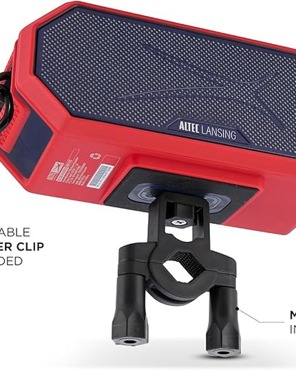 Altec Lansing - Portable Bluetooth Speaker HYDRABLAST 2.0, Waterproof IP67, 20W Output Power, Magnetic Bluetooth Speaker (Boston Red Sox)