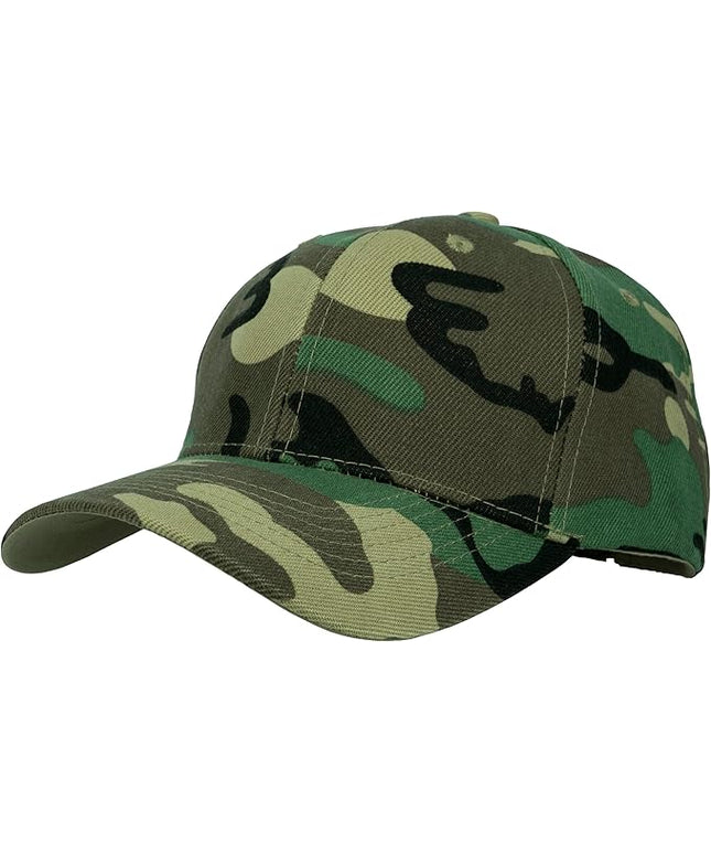 Gelante Adult Plain Baseball Cap Hat Classic Adjustable Size for All Seasons