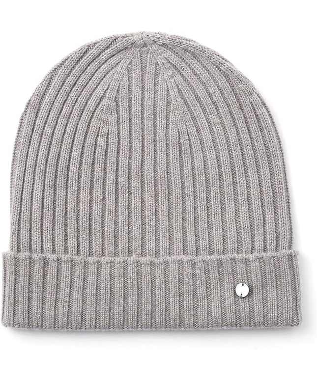 KVSS 100% Pure Cashmere Beanie for Women & Men Knit Winter Hat Cuff Rib Cap | Luxury from Inner Mongolia