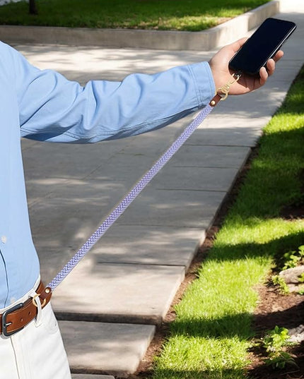 Stretchy Phone Lanyard Tether, 2 Pack Phone Leash Anti-theft Phone Strap for Anti-drop Outdoor Hiking Cycling Climbing Universal for Most Cell Phones, Lavender